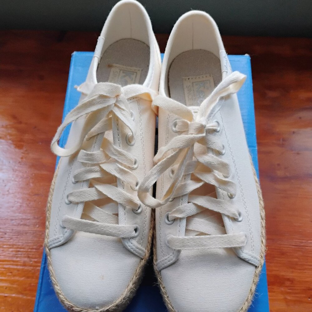 Keds for Talbots sneakers, off-white worn a few times, like new